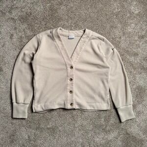 CREAM COLUMBIA THERMAL CARDIGAN